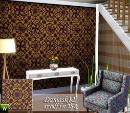Sims 3 — Damask Pattern12 by ayyuff — Damask Pattern12 by ayyuff