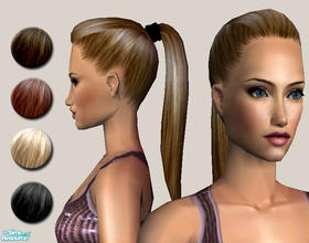 Sims 2 — Ponytail hair set by nikisatez05 —  