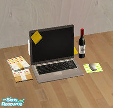 Sims 2 — Birthdayparty - Office - laptop by steffor — 
