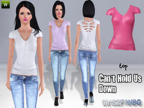 Sims 3 — Can't Hold Us Down top by sims2fanbg — .:Can't Hold Us Down:. Top in 3 recolors,Recolorable,Launcher Thumbnail.
