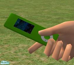 Sims 2 — iPod Nano 4th/5th Gen with Animated Screen by TheNinthWave — This will replace the University mp3 player with an