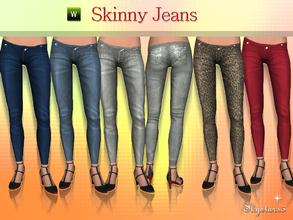 Sims 3 — Skinny Jeans by skystars5 — Skinny jeans that come in 5 variations. 
