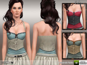 Sims 3 — Ekinege - Pretty Top - S57 by ekinege — Y.Adult - Adult.