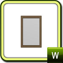 Sims 3 — Dresser Mirror by drib_ydal — Mirror to be placed against the Large Dresser using 'moveObjects on' cheat. This