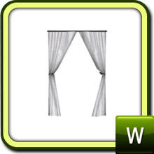 Sims 3 — Curtain 2x1 Plain Pattern by drib_ydal — Long plain patterned Curtain 2 tiles wide. This comes in two variations