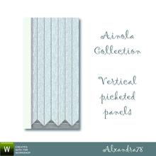 Sims 3 — Ainola Wall Vertical Picketed Panels Left by Alxandra78 — Add some variety to your sims wall siding options with