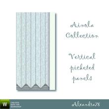 Sims 3 — Ainola Wall Vertical Picketed Panels Right by Alxandra78 — Add some variety to your sims wall siding options