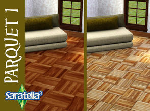 Sims 3 — Parquet_1 by saratella — Refined and elegant Parquet vol.1