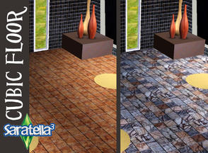 Sims 3 — Cubic_Floor by saratella — Elegant Floor with cubic style