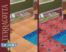 Sims 3 — Terracotta by saratella — Terracotta Stones for your outside, garden and pool