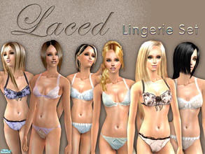 Sims 2 — Laced Lingerie Set by nikisatez05 —  