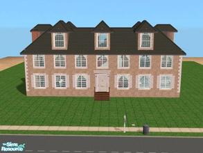 Sims 2 — Wakefield - A Simple Georgian Home by blue22422 — Wakefield is a simple Georgian home built for the 18th century