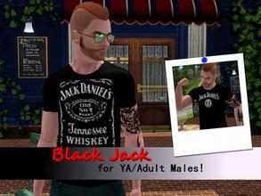 Sims 3 — Jack Daniels Shirts by spladoum — One bourbon, one scotch, one beer! Start your night off in style by