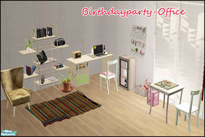 Sims 2 — Birthdayparty - Office by steffor — the office