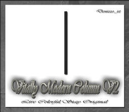 Sims 3 — Vitally Modern Column V2 by denizzo_ist — 12 New Meshes Vitally Modern Window and Door Set 2 Recolorable parts I