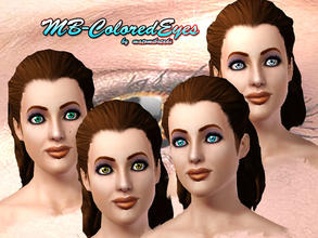 Sims 3 — MB-ColoredEyes by matomibotaki — New lences for all ages and genders. 3 parts are recolorable, even the white of