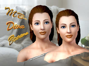 Sims 3 — MB-DivaBrows by matomibotaki — Thinner and more cutted out brows, to give your sims-diva the right touch, made