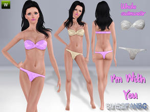 Sims 3 — I'm With You - Whole swimwear by sims2fanbg — .:I'm With You:. Whole swimwear with top swimsuit and bottom