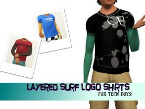Sims 3 — Layered Graphic Surf Shirts by spladoum — So you can't surf, huh? ... doesn't matter, with these shirts and