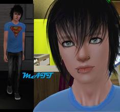 Sims 3 — Matt  by leire13 — Matt Hair -- Reis' Sims Blog t-shirt-- lili sims blog Vans-- lili sims blog trousers-- Club