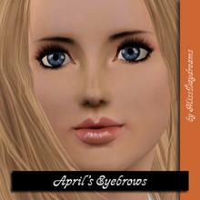 Sims 3 — April's Eyebrows by MissDaydreams — April's Eyebrows - Soft and delicate eyebrows for your Sims :) Gender: