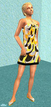 Sims 2 — Barocco\'s dress by lurania — Barocco\'s dress with necklace for adult and young adult!Have fun!