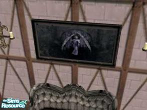 Sims 2 — Gothika Dark Angel Wall Art by bgbdwlf408 — A masterful example of the best in gothic art. This striking