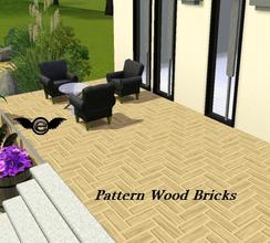 Sims 3 — Pattern Wood Bricks by engelchen1202 — Pattern Wood Bricks