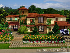 Sims 3 — La Bella Toscana II *Furnished* by ayyuff — 40x40 fully furnished and decorated house with 5 bedrooms,4