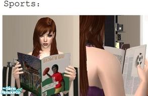 Sims 2 — Sports by TheNinthWave — Freetime Hobby enthusiasm sports replacement magazine. 