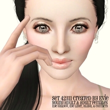 Sims 3 — Set 42311 by ES3C — A subtle make up set for your flawless females!