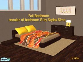 Sims 2 — Four Seasons Bedroom - Fall by Birbir — Recolor of bedroom 5 by Stylist Sims. The last season, the other three