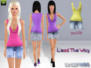 Sims 3 — Lead The Way - outfit by sims2fanbg — .:Lead The Way:. Outfit with jeans and top in 3