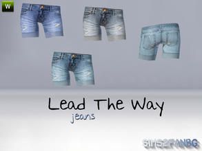 Sims 3 — Lead The Way - jeans by sims2fanbg — .:Lead The Way:. Jeans in 3 recolors,Recolorable,Launcher Thumbnail. I hope