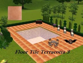Sims 3 — Floor Tile Terracotta 3 by engelchen1202 — terracotta Tile coming soon the matching Terrain Paint