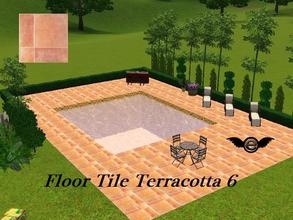 Sims 3 — Floor Tile Terracotta 6 by engelchen1202 — terracotta Tile coming soon the matching Terrain Paint