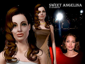 Sims 3 — Sweet-Angelina by matomibotaki — Who does not know her, the famous actress Angelina Jolie. So I tried to make