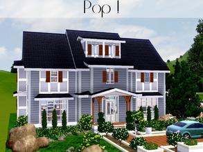 Sims 3 — Pop ! by lilliebou — Hi ! This house is perfect for a family of 5 sims. Object Enable Hiding must not be checked