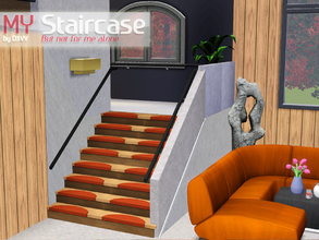 Sims 3 — MY Staircase by D3VV — Always wanted continous railings? Grab your chance. Ideally for decorating your