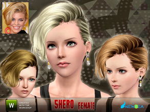 Sims 3 — Newsea Shero Female Hairstyle by newsea — This hairstyle is for female. Works for all ages. All morph states