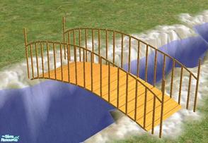 Sims 2 — A Bridge Over Troubled Water + 3 Recolors - Gold by TheNinthWave — A Bridge Over Troubled Water Gold Recolor.