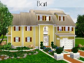 Sims 3 — Bart by lilliebou — Hello ! This house is for a family of 5 to 6 Sims. Enable Object Hiding must not be checked
