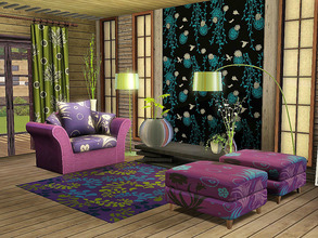 Sims 3 — Contemporary Themed Patterns Set III by ung999 — This set includes four themed patterns and four wood patterns.