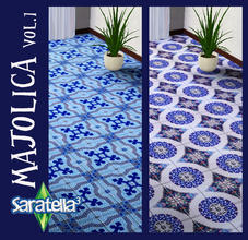 Sims 3 — Majolica_tile_vol1 by saratella — splendid majolica really special for furnish homes