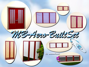 Sims 3 — MB-AeroBuiltSet. by matomibotaki — Enjoy my new built set to create a modern and stylish looking sims home. 8
