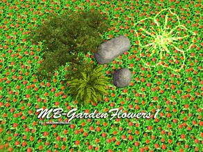 Sims 3 — MB-GardenFlowers1 by matomibotaki — MB-GardenFlowers1, new terrain-paint by matomibotaki.