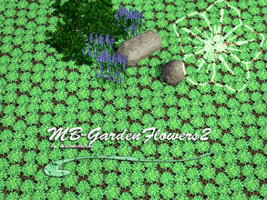 Sims 3 — MB-GardenFlowers2 by matomibotaki — MB-GardenFlowers2, new terrain-paint by matomibotaki. Enjoy