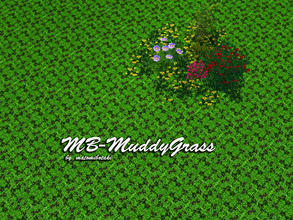 Sims 3 — MB-MuddyGrass by matomibotaki — MB-MuddyGrass, new terrain-paint by matomibotaki.