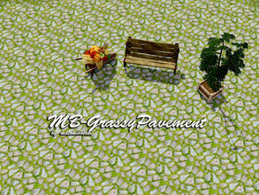 Sims 3 — MB-GrassyPavement by matomibotaki — MB-GrassyPavement, new terrain-paint by matomibotaki,