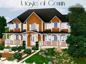 Sims 3 — A Taste of Country by lilliebou — Hi ! This house is for a family of 5 Sims, including two parents. Enable